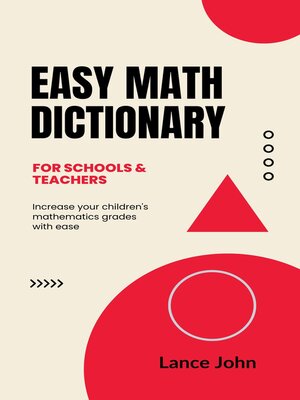 cover image of Easy Math Dictionary